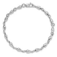 Load image into Gallery viewer, Sterling Silver Polished Swivel Link Bracelet
