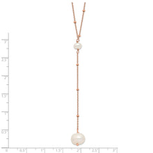 Load image into Gallery viewer, Sterling Silver Rose-tone Freshwater Cultured Pearl w/2 in ext. Necklace
