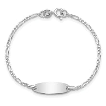 Load image into Gallery viewer, Sterling Silver Polished Childrens 6in ID Bracelet
