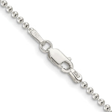 Load image into Gallery viewer, Sterling Silver 2mm Beaded Chain

