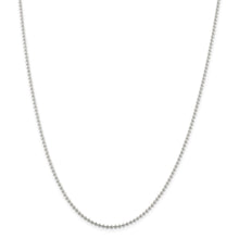 Load image into Gallery viewer, Sterling Silver 2mm Beaded Chain
