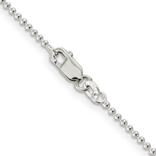 Load image into Gallery viewer, Sterling Silver 1.5mm Beaded Chain
