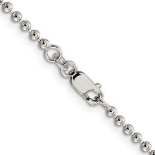 Load image into Gallery viewer, Sterling Silver 2.35mm Beaded Chain
