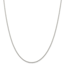 Load image into Gallery viewer, Sterling Silver 2.35mm Beaded Chain
