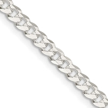 Load image into Gallery viewer, Sterling Silver 3.8mm Flat Curb Chain
