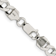 Load image into Gallery viewer, Sterling Silver 6.8mm Flat Curb Chain
