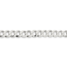 Load image into Gallery viewer, Sterling Silver 9.75mm Flat Curb Chain
