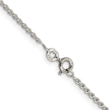 Load image into Gallery viewer, Sterling Silver 1.5mm Open Elongated Link Chain
