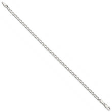 Load image into Gallery viewer, Sterling Silver 3.2mm Open Elongated Link Chain Anklet
