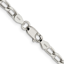 Load image into Gallery viewer, Sterling Silver 4.3mm Open Elongated Link Chain
