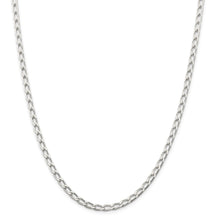 Load image into Gallery viewer, Sterling Silver 4.3mm Open Elongated Link Chain
