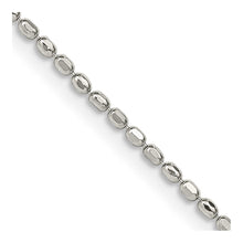 Load image into Gallery viewer, Sterling Silver 1.5mm Fancy Beaded Chain
