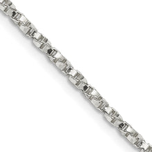 Load image into Gallery viewer, Sterling Silver 2.25mm Twisted Box Chain

