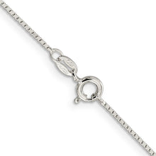 Load image into Gallery viewer, Sterling Silver .7mm Mirror Box Chain w/2in ext.
