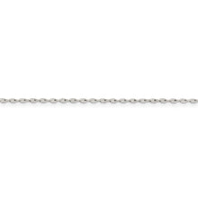 Load image into Gallery viewer, Sterling Silver 1.4mm Beveled Oval Cable Chain
