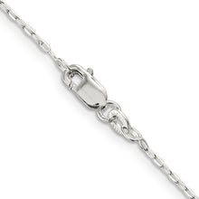 Load image into Gallery viewer, Sterling Silver 1.4mm Beveled Oval Cable Chain
