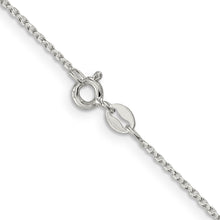 Load image into Gallery viewer, Sterling Silver 1.25mm Diamond-cut Forzantina Cable Chain

