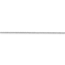 Load image into Gallery viewer, Sterling Silver Rhodium-plated 1.25mm Diamond-cut Forzantina Cable Chain
