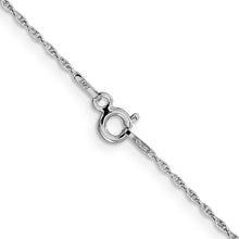 Load image into Gallery viewer, Sterling Silver Rhodium-plated 1.25mm Loose Rope Chain

