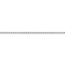 Load image into Gallery viewer, Sterling Silver 1.65mm Diamond-cut Long Link Cable Chain w/2in ext.
