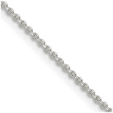 Load image into Gallery viewer, Sterling Silver 1.4mm Diamond-cut Forzantina Cable Chain

