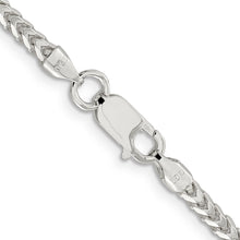 Load image into Gallery viewer, Sterling Silver 3.4mm D/C Square Franco Chain
