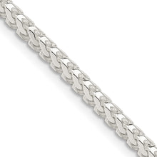 Load image into Gallery viewer, Sterling Silver 3.4mm D/C Square Franco Chain
