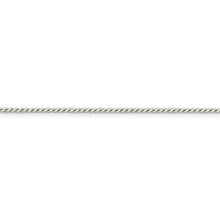 Load image into Gallery viewer, Sterling Silver 1.25mm Round Franco Chain
