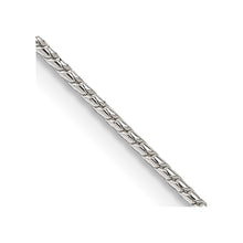 Load image into Gallery viewer, Sterling Silver 1.25mm Round Franco Chain
