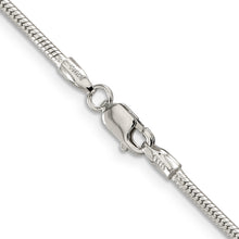 Load image into Gallery viewer, Sterling Silver 1.75mm Snake Chain
