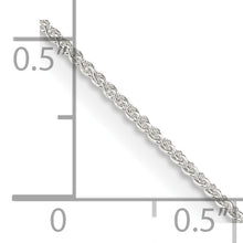 Load image into Gallery viewer, Sterling Silver 1mm Round Spiga Chain
