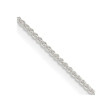 Load image into Gallery viewer, Sterling Silver 1mm Round Spiga Chain
