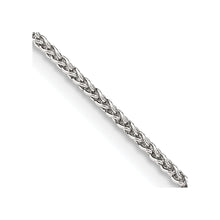 Load image into Gallery viewer, Sterling Silver 1.5mm Round Spiga Chain w/4in ext.
