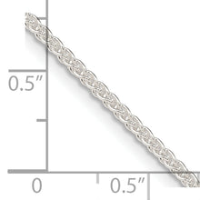 Load image into Gallery viewer, Sterling Silver 1.6mm Round Spiga Chain w/2in ext.
