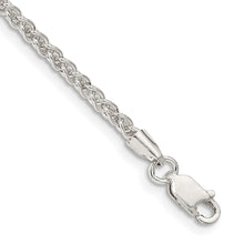 Load image into Gallery viewer, Sterling Silver 2.5mm Round Spiga Chain
