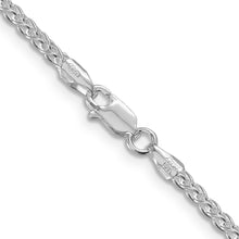 Load image into Gallery viewer, Sterling Silver Rhodium-plated 2.5mm Round Spiga Chain
