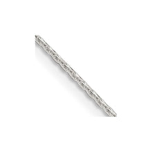 Load image into Gallery viewer, Sterling Silver 1.25mm Diamond-cut Round Spiga Chain
