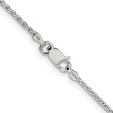 Load image into Gallery viewer, Sterling Silver 1.5mm Diamond-cut Round Spiga Chain

