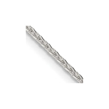 Load image into Gallery viewer, Sterling Silver 1.7mm Diamond-cut Round Spiga Chain w/2in ext.
