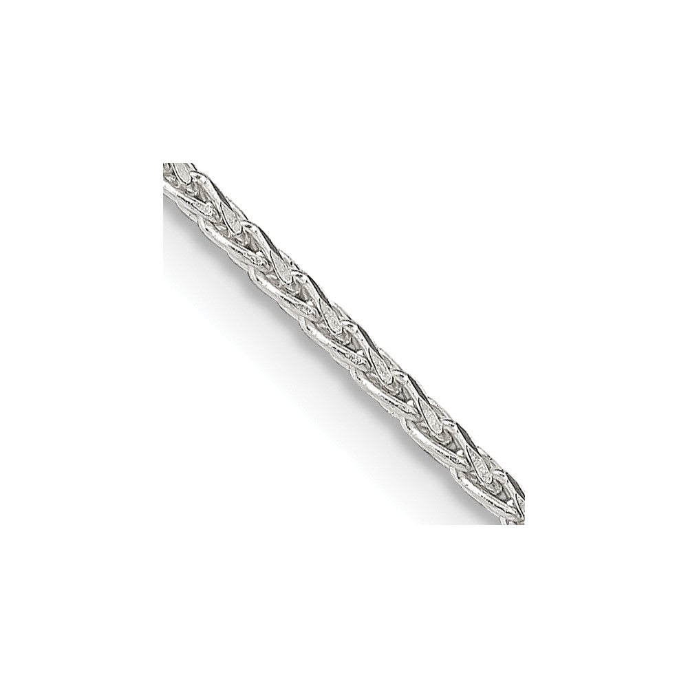 Sterling Silver 1.7mm Diamond-cut Round Spiga Chain