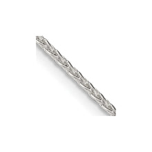 Load image into Gallery viewer, Sterling Silver 1.7mm Diamond-cut Round Spiga Chain
