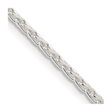 Load image into Gallery viewer, Sterling Silver 2.15mm Diamond-cut Round Spiga Chain
