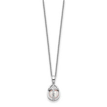 Load image into Gallery viewer, Sterling Silver FWC Pearl Commitment 18in Necklace
