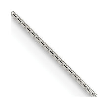 Load image into Gallery viewer, Sterling Silver 1.1mm Diamond-cut Round Box Chain w/2in ext.
