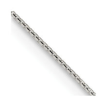 Load image into Gallery viewer, Sterling Silver 1.1mm Diamond-cut Round Box Chain
