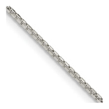 Load image into Gallery viewer, Sterling Silver 1.3mm Diamond-cut Round Box Chain
