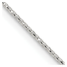 Load image into Gallery viewer, Sterling Silver 1.5mm Diamond-cut Round Box Chain
