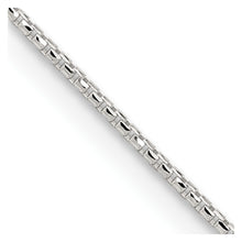 Load image into Gallery viewer, Sterling Silver 1.5mm Diamond-cut Round Box Chain w/4in ext.
