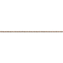 Load image into Gallery viewer, 14k Rose Gold 1mm D/C Machine-made Rope Chain
