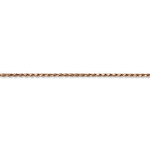 Load image into Gallery viewer, 14k Rose Gold 1.8mm D/C Machine-made Rope Chain
